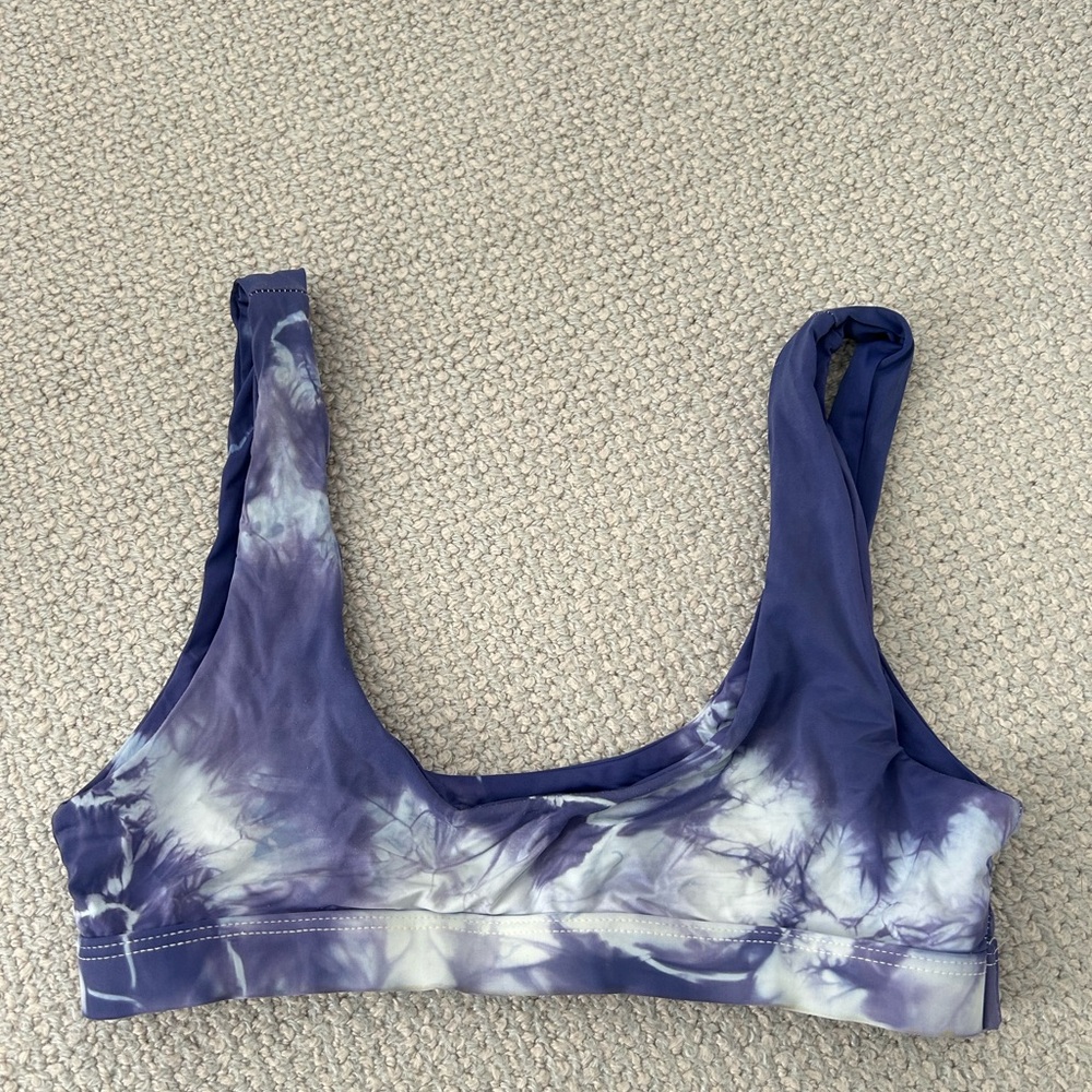 Dippin' Daisy's Purple Tie-Dye Bikini Top